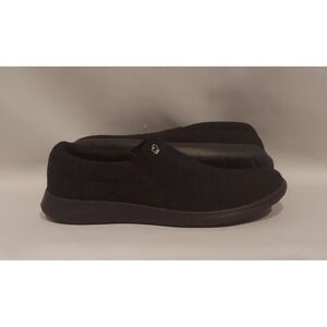 Merinos Womens Black Wool Lightweight Slip-On Casual Sneakers Shoes Size 8